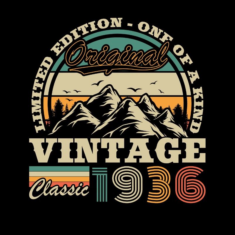 1936 Vintage Retro Birthday Gift
