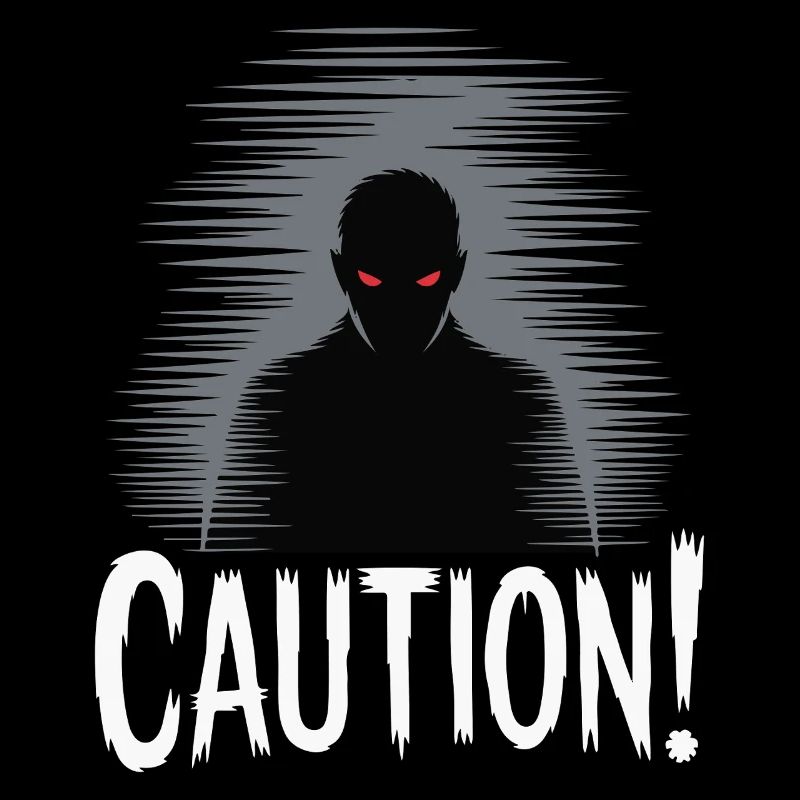 Dark Shadow Caution Graphic