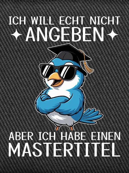 Master Abschluss geschafft - Mastertitel