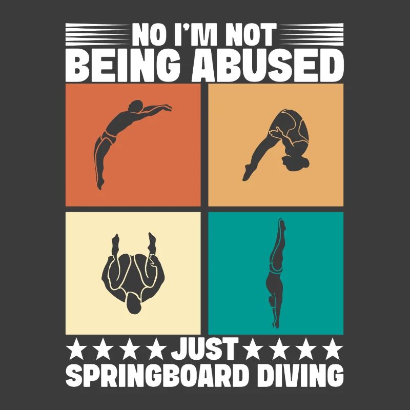 Kunstspringen Turmspringer Sprungbrett