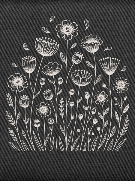 Playful floral pattern