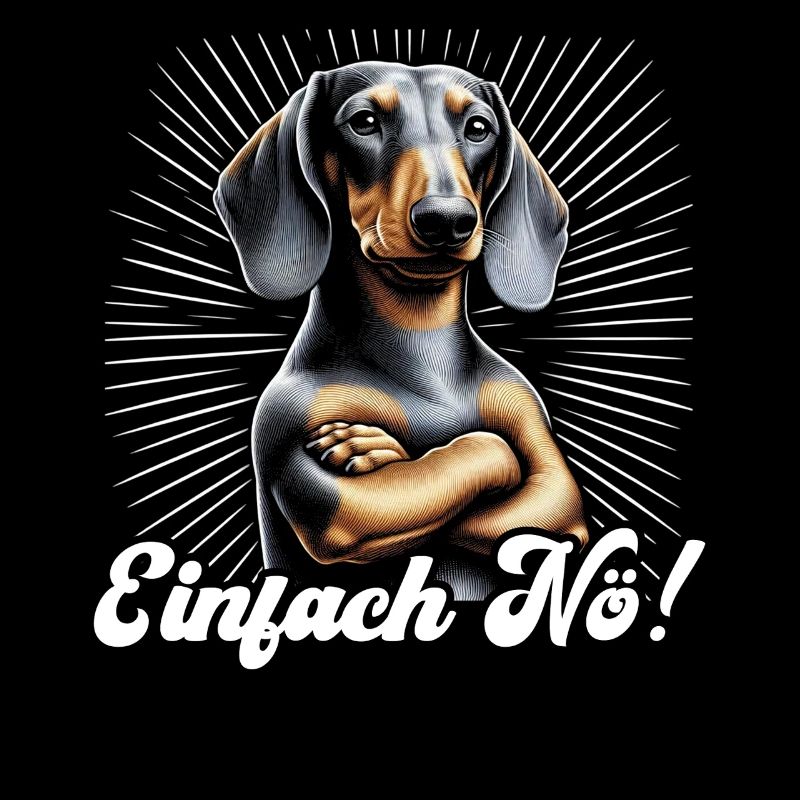 Simply Nope Teckel Chien têtu