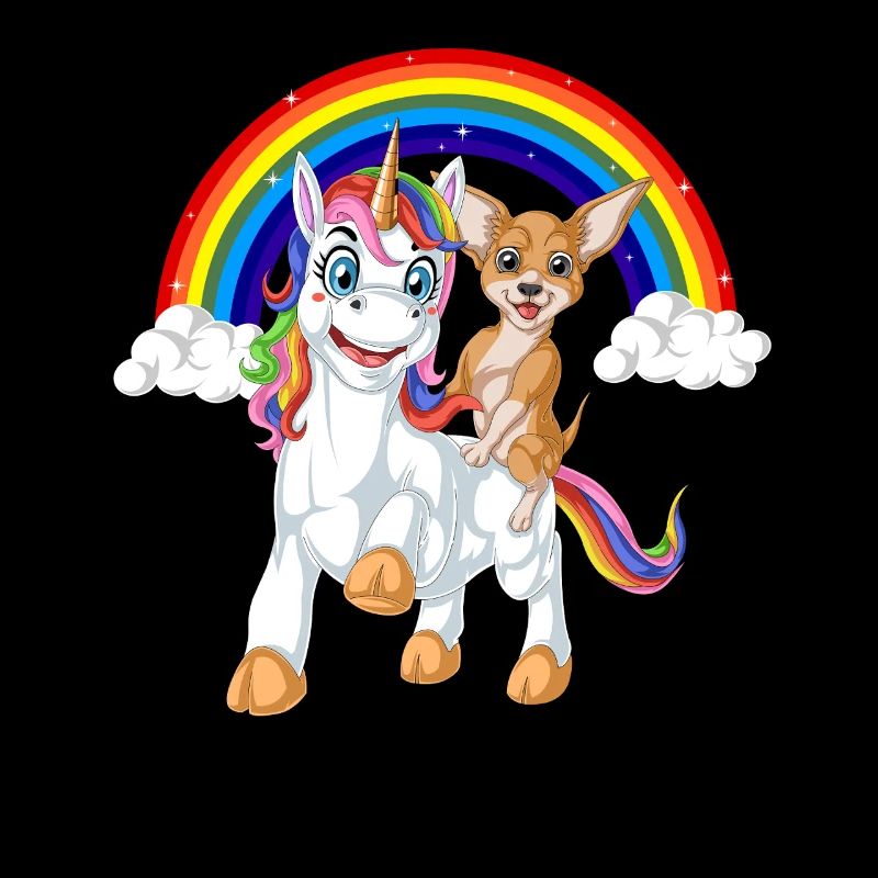 Chihuahua Reiten Einhorn