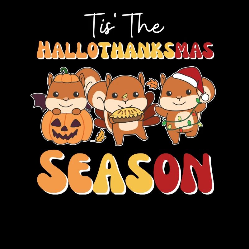 Tis' the Hallothanksmas Season Eichhörnchen