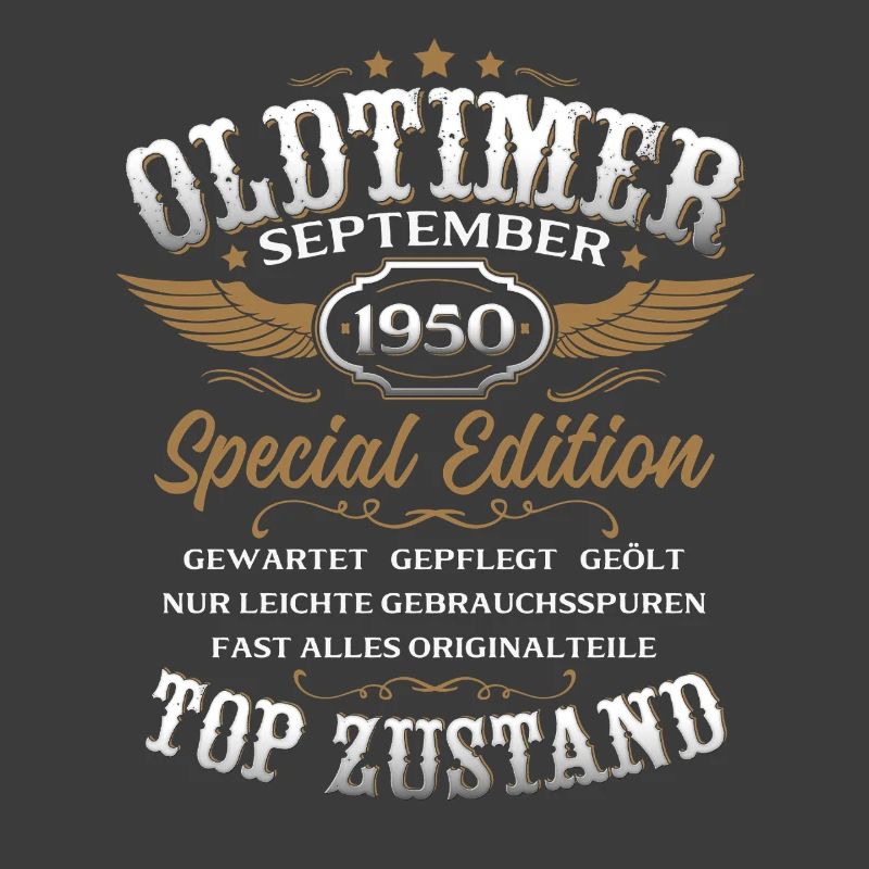 75. Geburtstag Geschenk Oldtimer September 1950