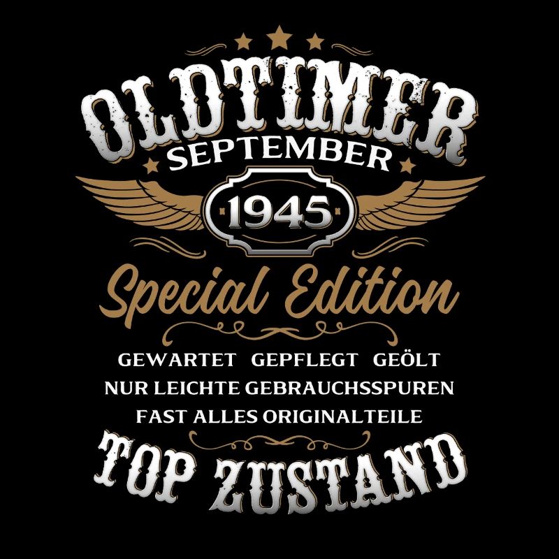80. Geburtstag Geschenk Oldtimer September 1945