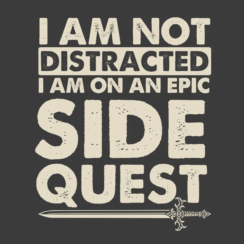On An Epic Side Quest Not Distracted RPG Gamer