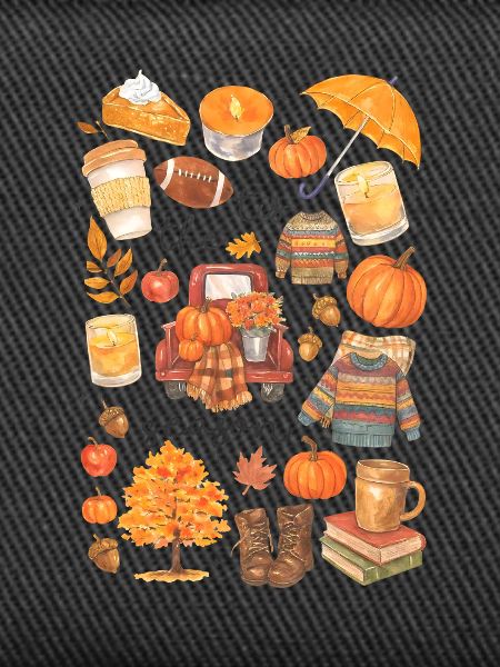 Herbstliche Gemütlichkeit Illustration