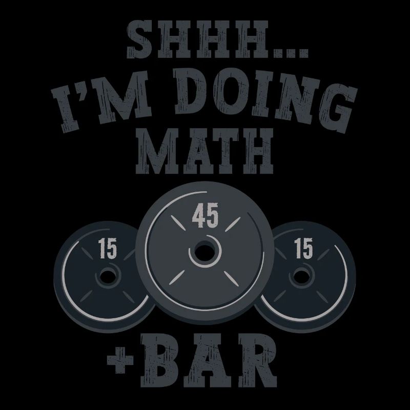Shhh I'm Doing Math Weight Power Lifting Workout