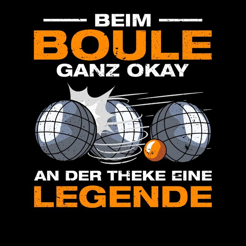 At Boule quite okay Petanque Boule player