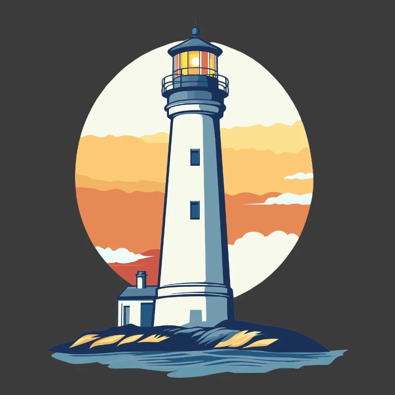 Lighthouse at sunset