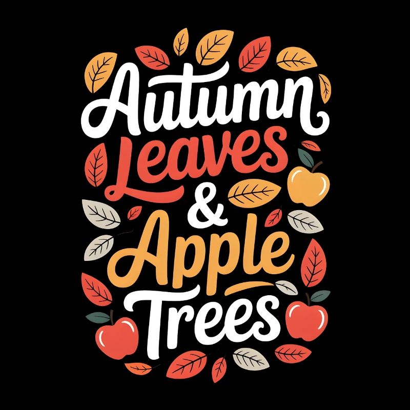  Autumn Leaves & Apple Trees Fall Autumn Apple