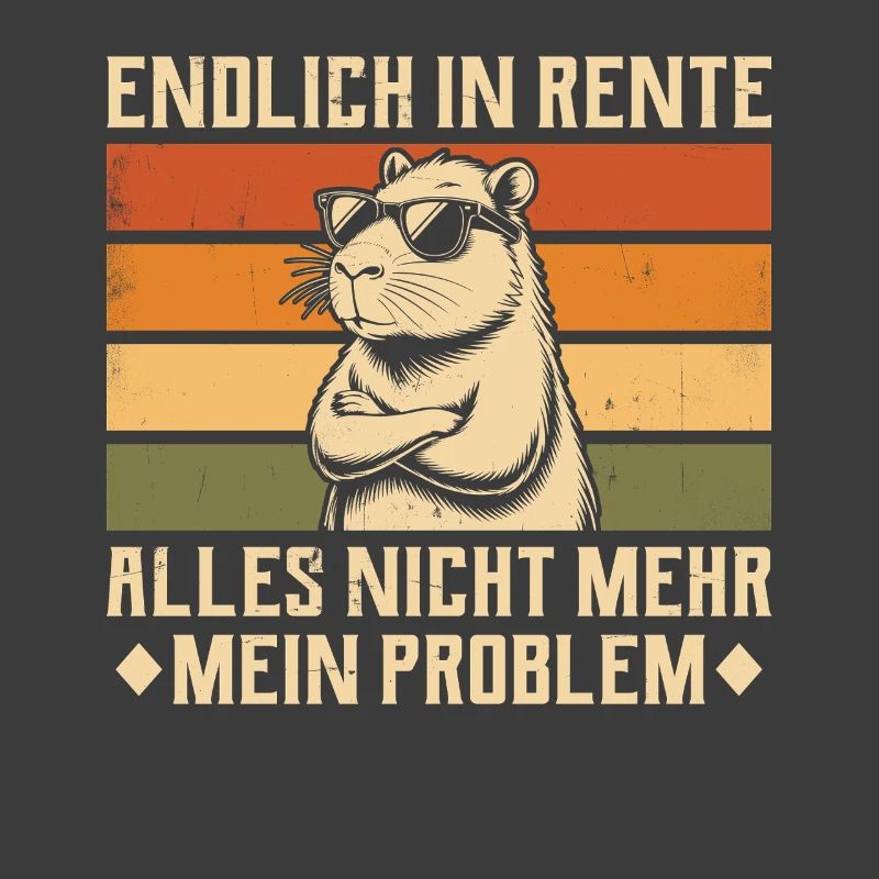 Finally retired - Vintage Capybara - Retiree