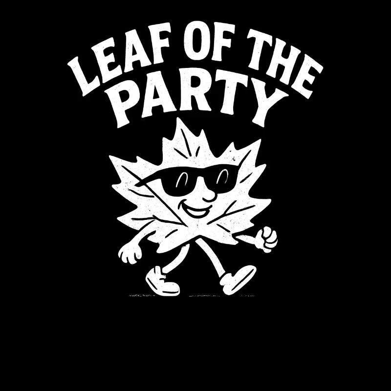 Blatt der Party Happy Fall Ernte Herbstblatt