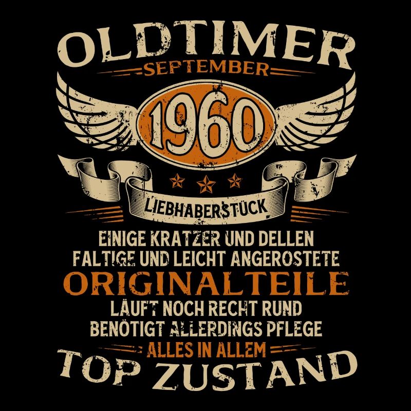 65. Geburtstag Geschenk Oldtimer September 1960