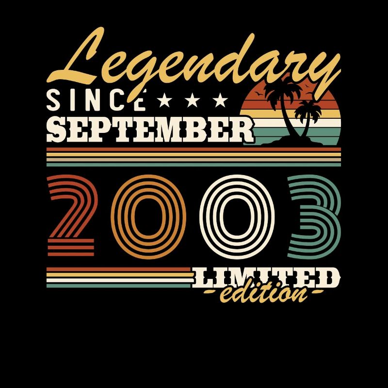 September 2003 Vintage Retro Birthday Gift
