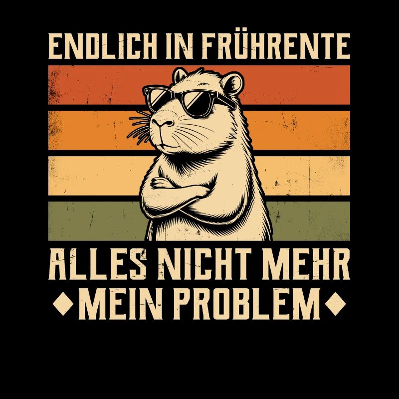 Endlich in Frührente - Capybara - Altersteilzeit