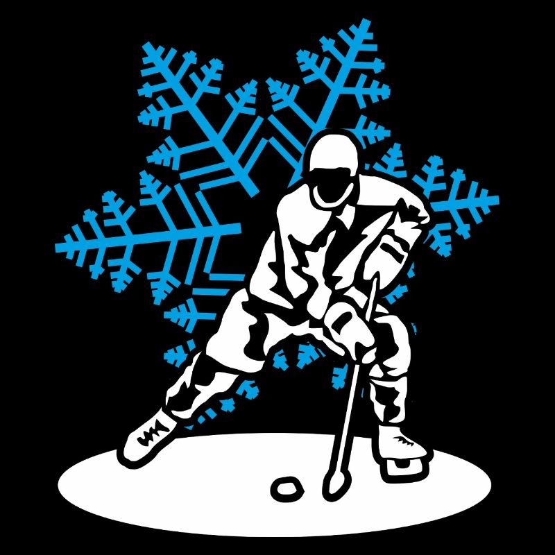 Eishockey Eiskristall Eishockeyspieler Geschenk