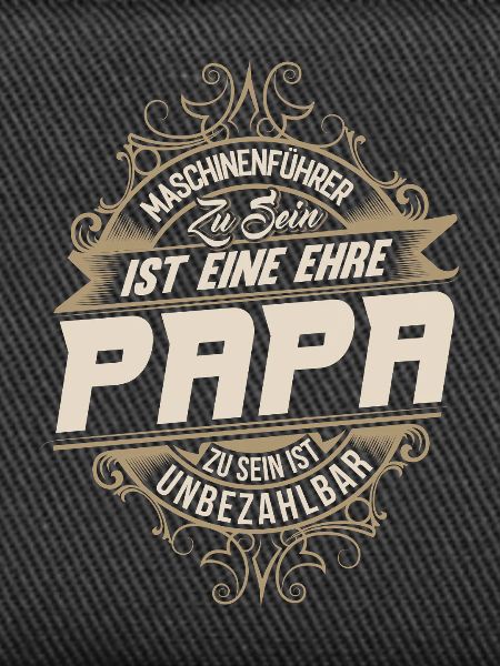 Machine operator dad