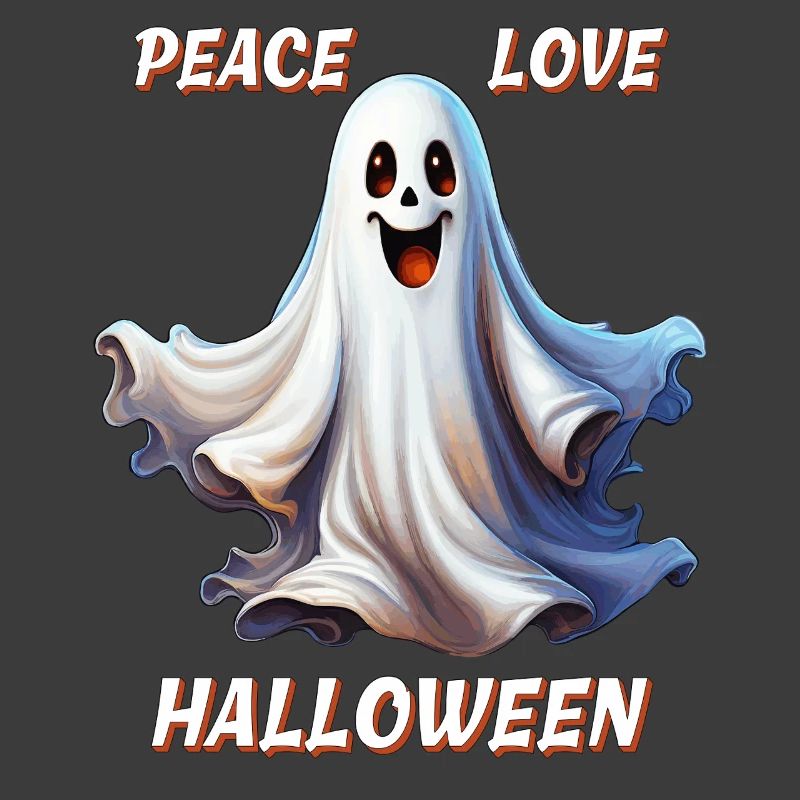 GHOST PEACE LOVE HALLOWEEN