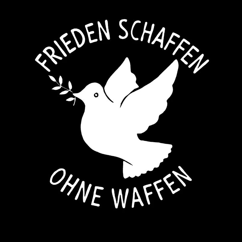 Frieden Schaffen ohne Waffen Friedenstaube 