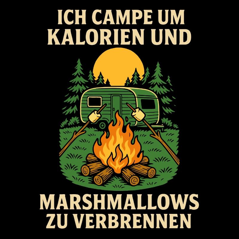 Calories Camping Marshmallows Nature Adventure