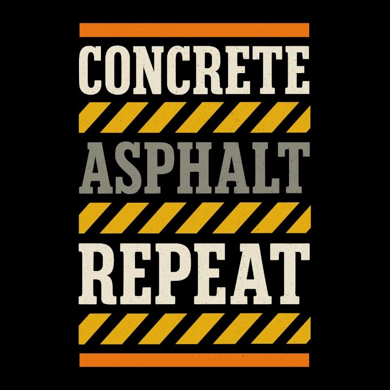 Équipe de construction routière Équipe béton bitumineux