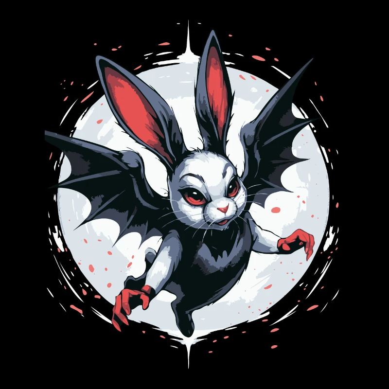 Düstere Hasen-Vampirwappenvampir
