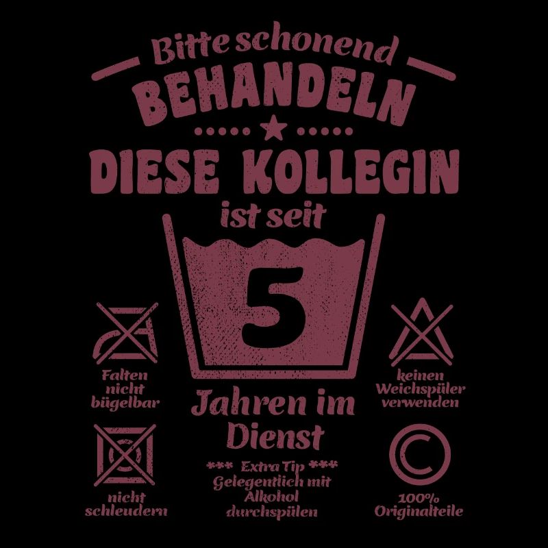 5 ans de service - Traiter avec douceur - Collègue