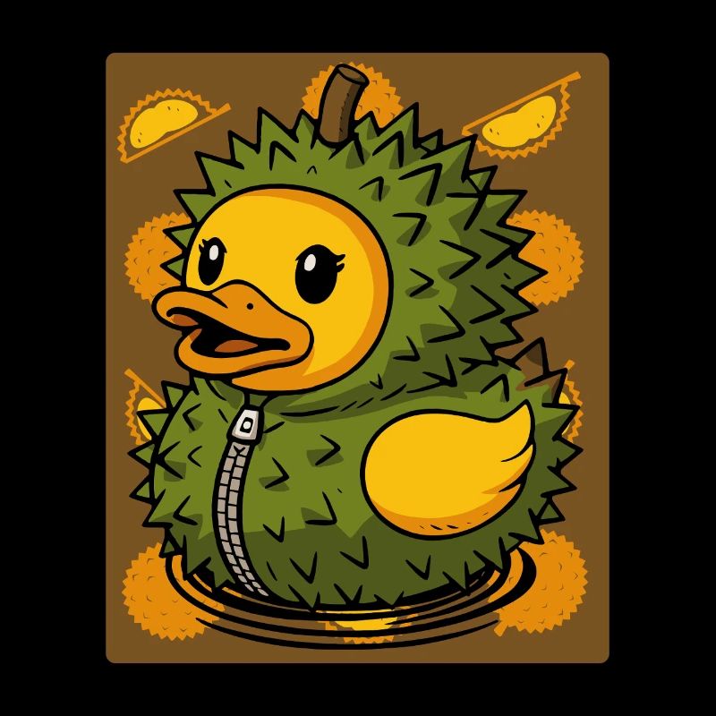 Chick in Durian Suit - Stinky Fruit