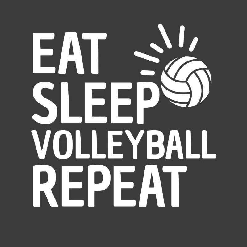 Manger dormir Volley-ball Répéter