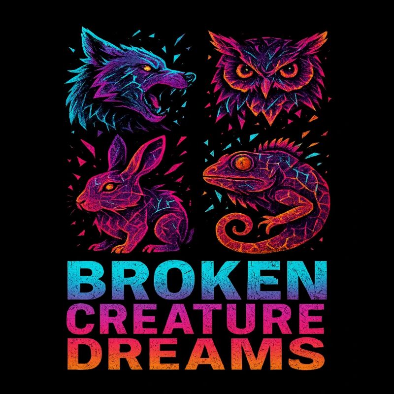 Bizarre Abstrakte Tiere Broken Creatures