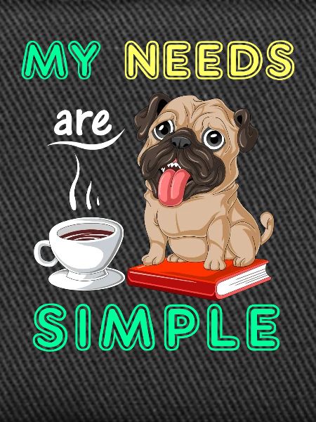 Mops Bücher Kaffeeshirt