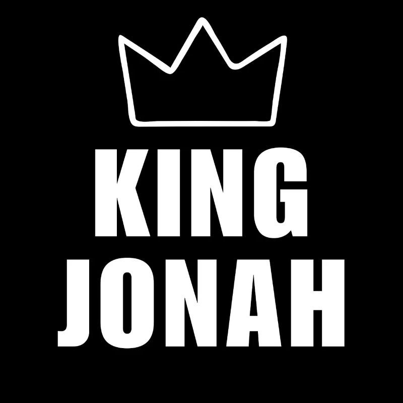 Nom de Jonas avec lettre J - Chemise King Crown