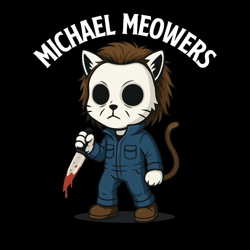Michael Meowers Parodie effrayante de chat d’Halloween