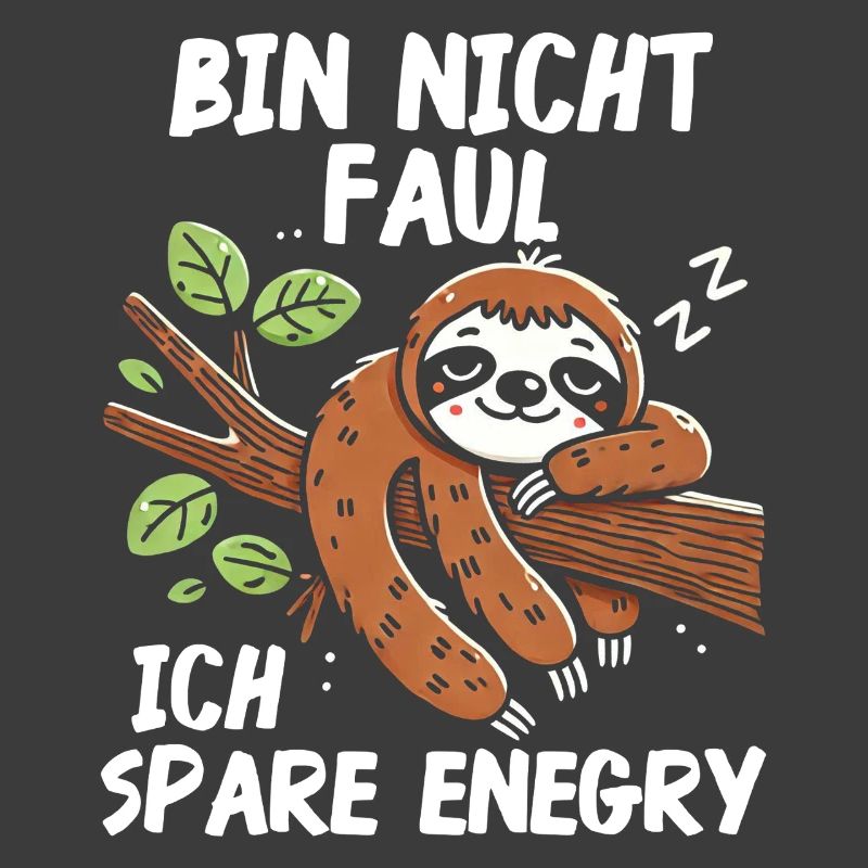 I'm not lazy I'm saving energy