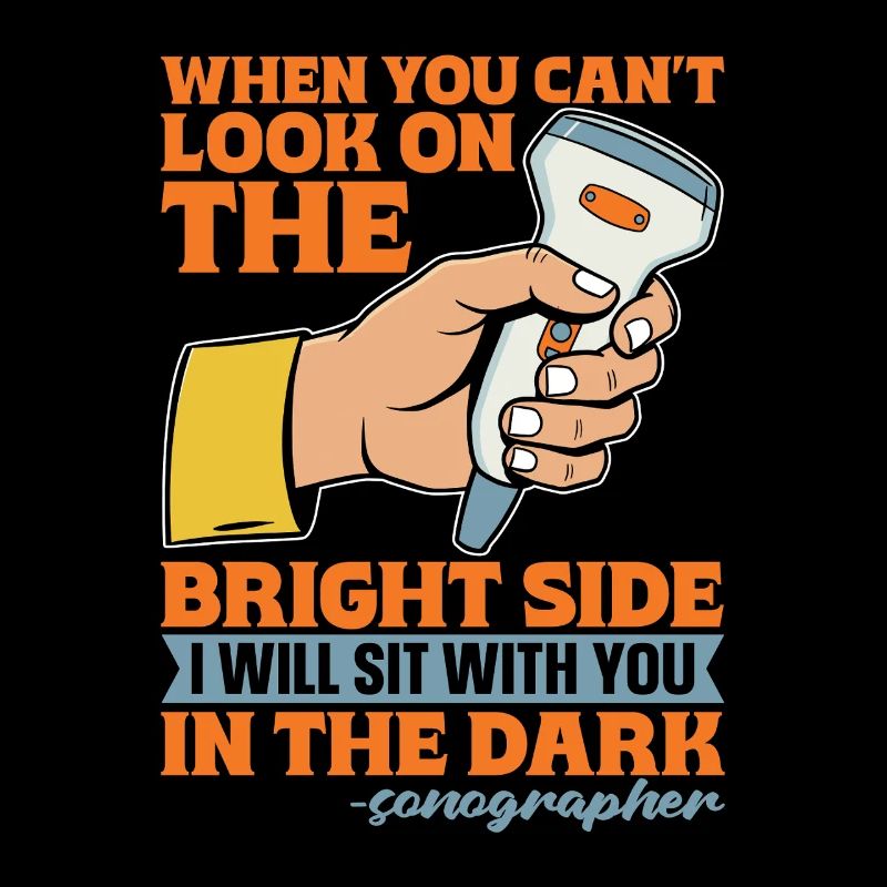 Sonographer When You Can't Look Ultrasound Tech