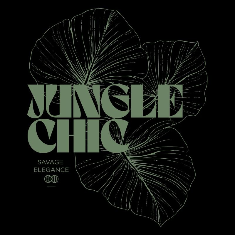 Tropisches Blatt Monstera Design