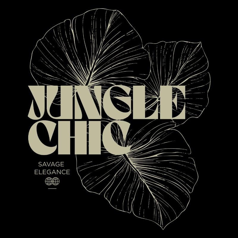 Tropical Monstera Leaf Pattern Design