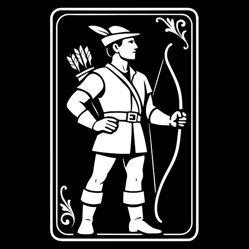 Archer de tir à l’arc Archer classique