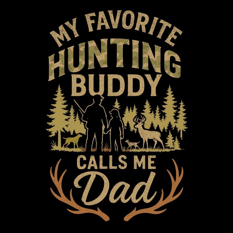 Mon compagnon de chasse préféré m’appelle papa