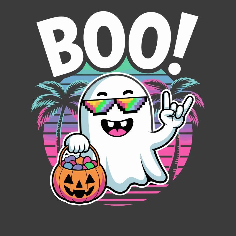Boo! Retro Ghost Party