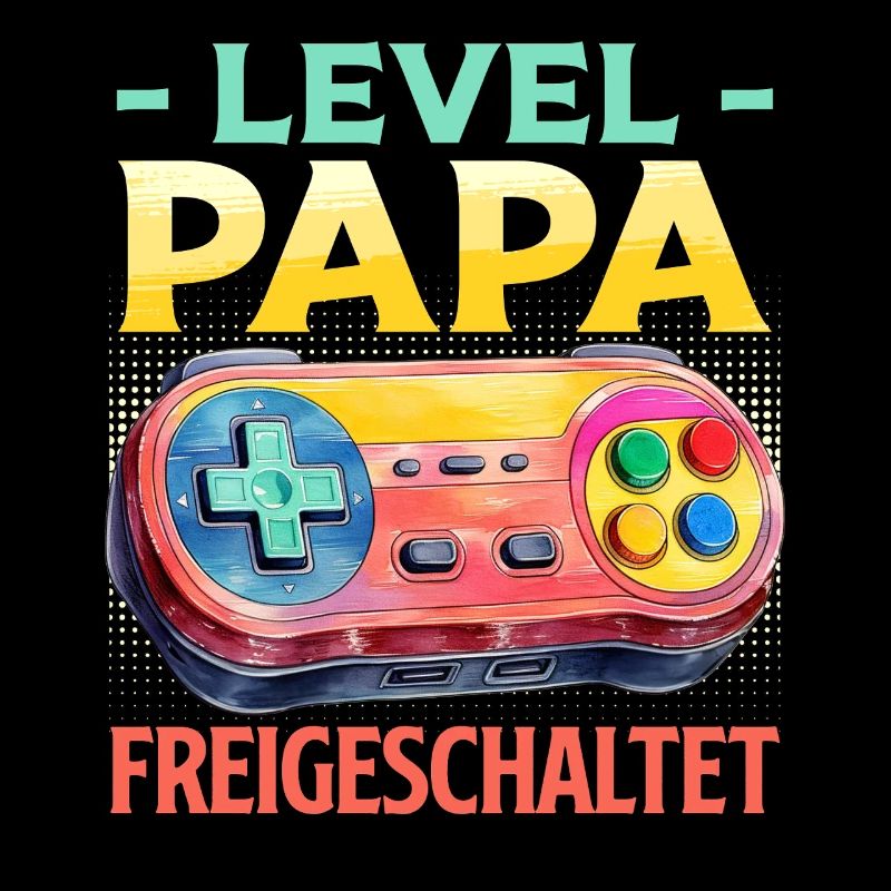 Werdender Vater LEVEL PAPA FREIGESCHALTET Lustig