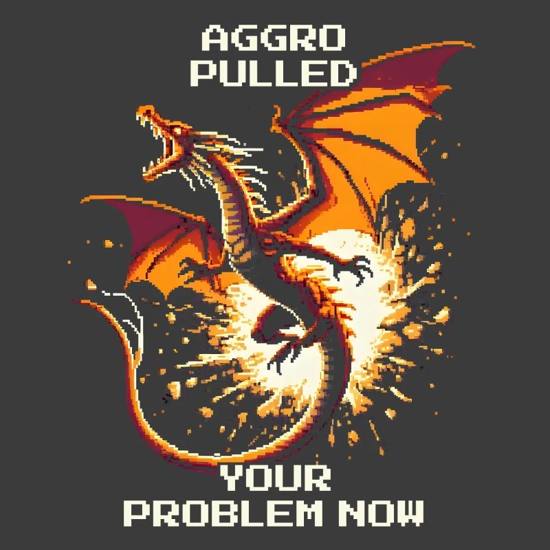 Aggro pulled – your problem | Dragon Pixel Art