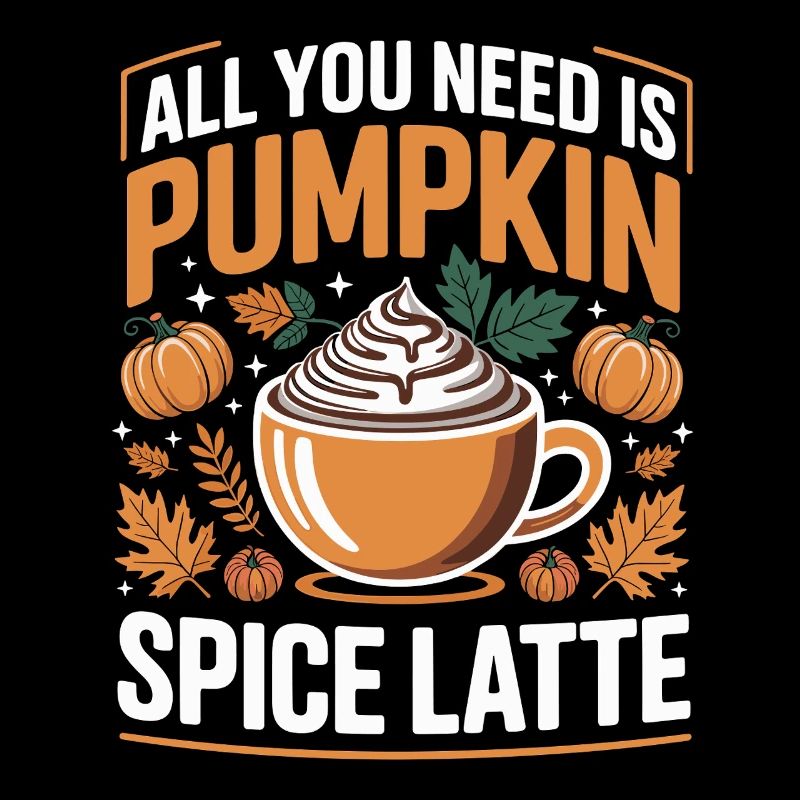 Kürbis Herbst Pumpkin Spice Latte