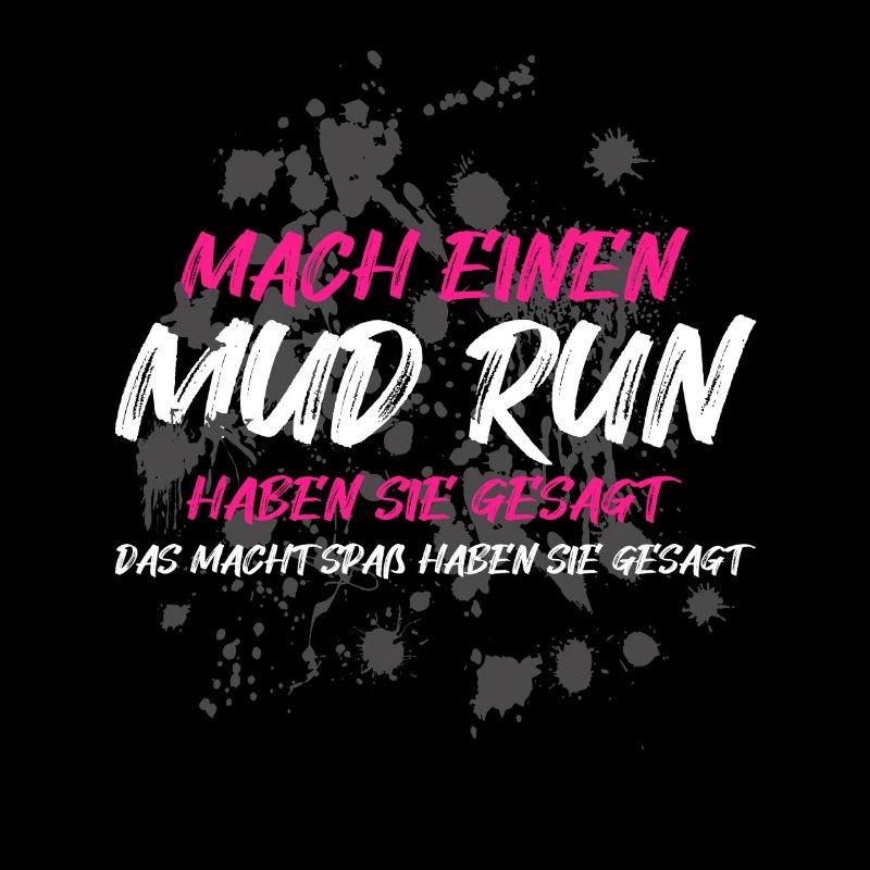 Mach einen Mud run Schlammlauf Mud Run Muddy Race