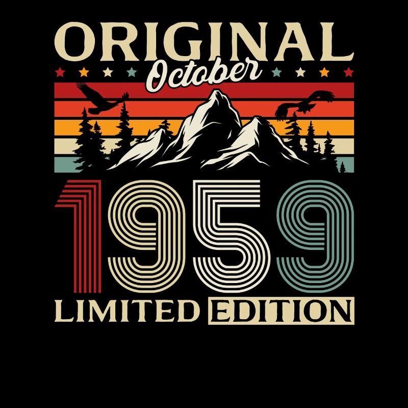66th Birthday Original October Vintage 1959