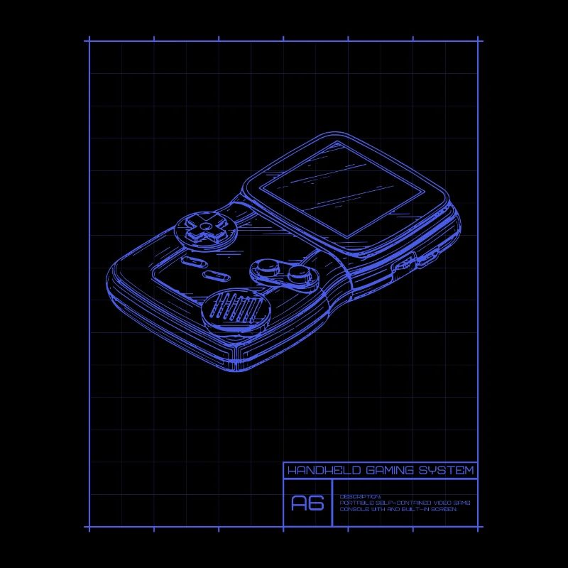Blueprint Handheld Sketch
