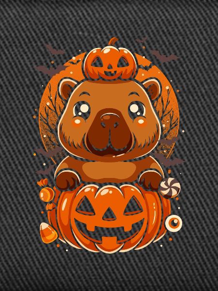 Capibara Halloween Pumpkins