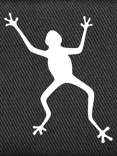 Frosch Silhouette: Tropisch, Regenwald